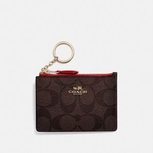 COach MINI SKINNY ID CASE